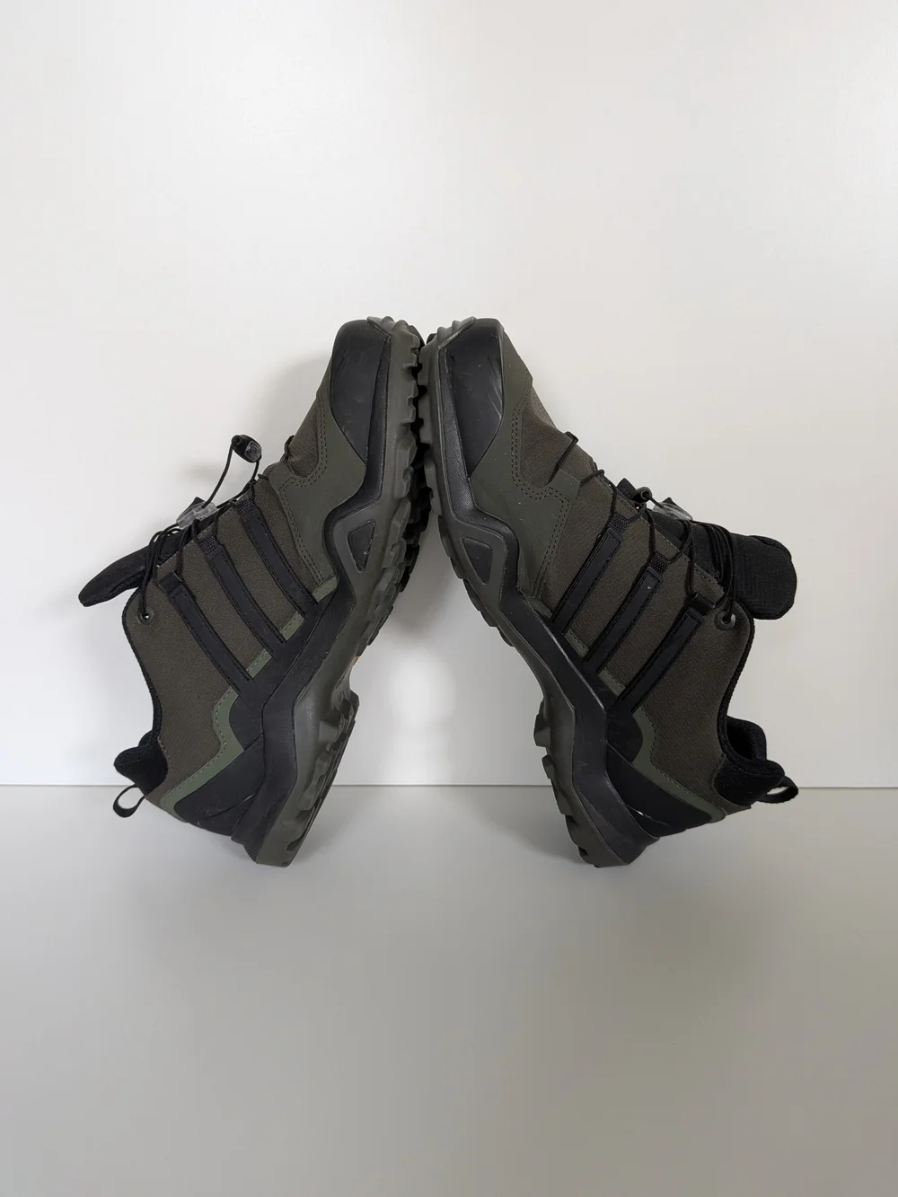 Adidas Terrex Swift R2 Gore-Tex Hiking Sneakers Green And Black Men's 10